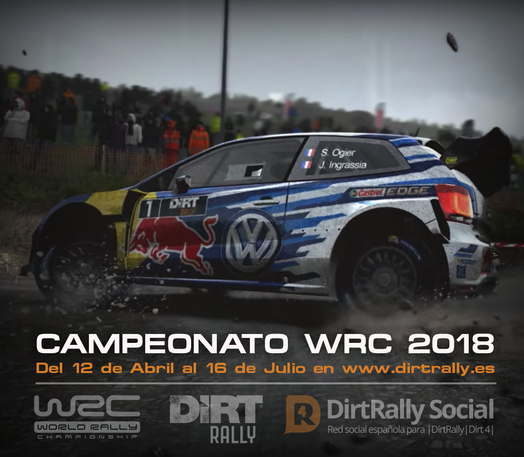 campeonato wrc dirt rally 2018