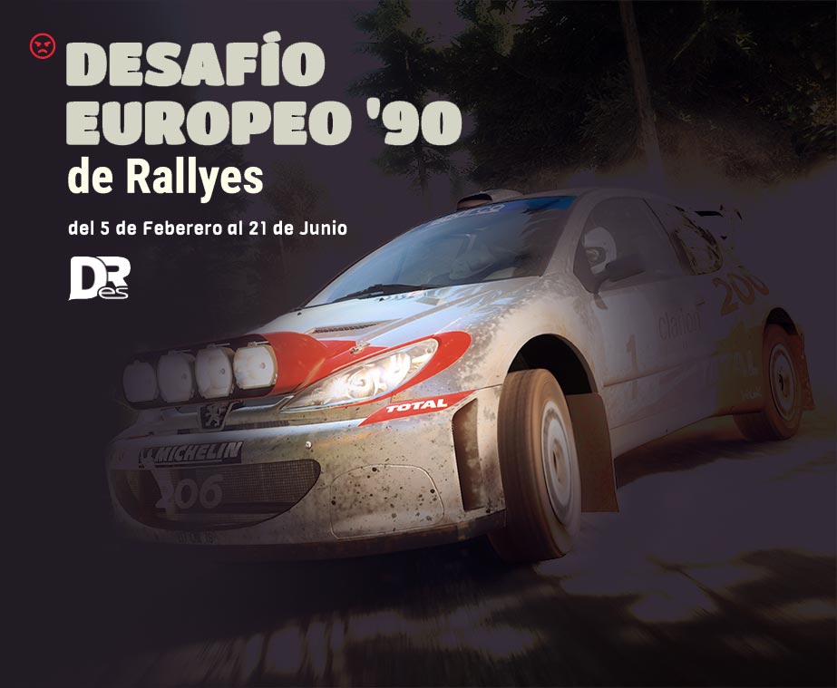 desafio europeo '90 de rallyes dirt rally 2.0