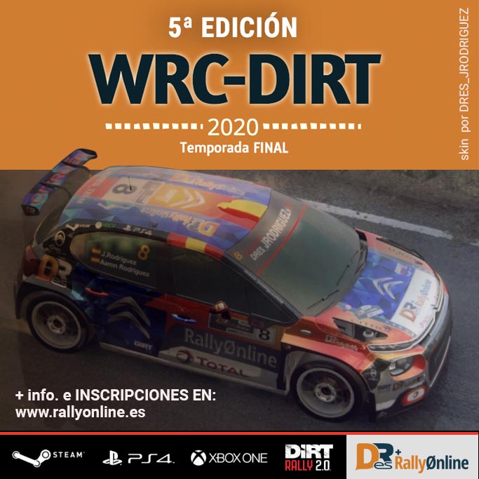 Campeonato wrc-dirt 2020 temporada final